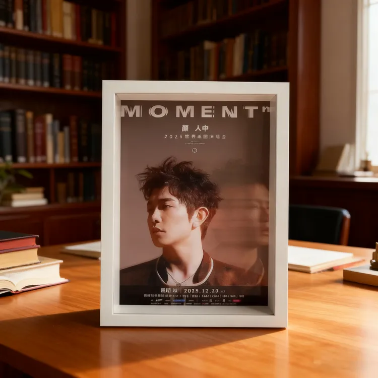 【颜人中】演唱会应援棒收纳相框展示装饰摆台透明框创意定制摆台