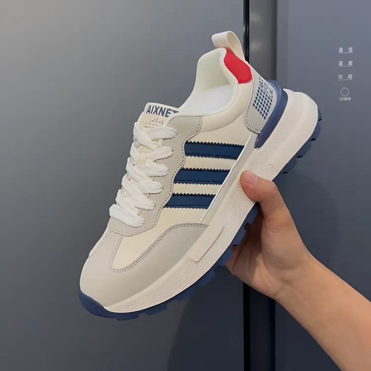 冬季新款男鞋厚底增高运动鞋轻便百搭休闲阿甘鞋潮流时尚板鞋男