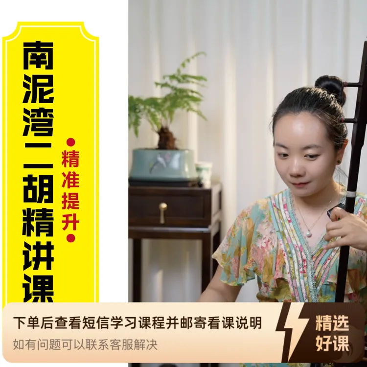《南泥湾》二胡曲精准提升（留意短信解锁课程）