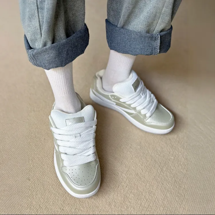 Tinmuu天牧闪电面包鞋增高耐磨低帮滑板鞋秋冬百搭休闲鞋男女同款