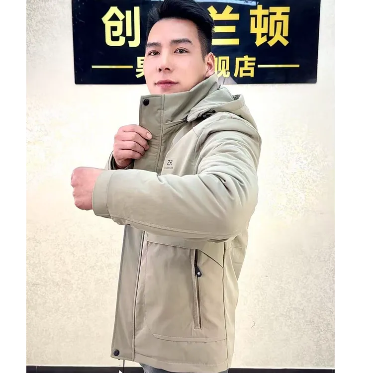 男士高级感冬季保暖棉服加厚外套高端棉袄2026新款休闲冬装外套