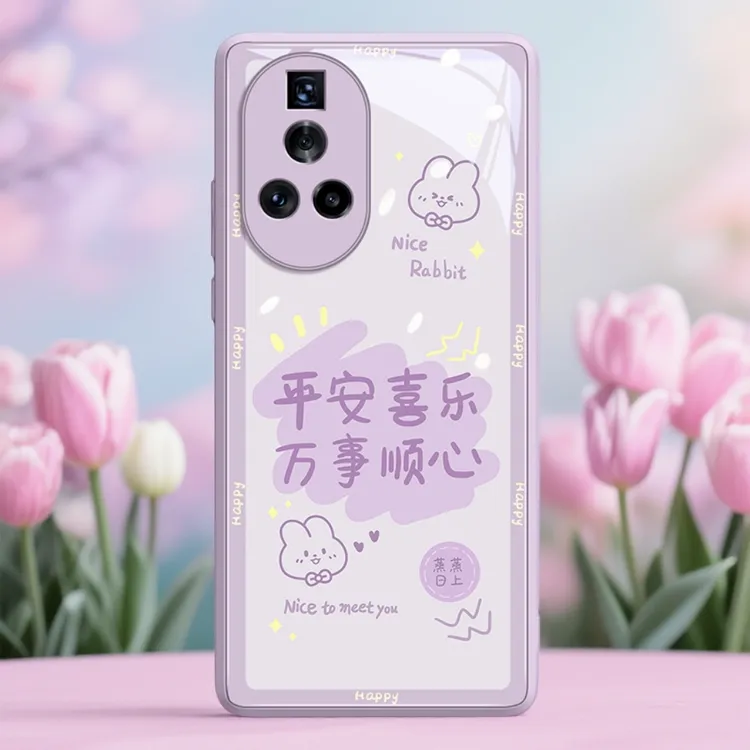 卡通文字适用华为nova12pro手机壳新款nova12玻璃壳11保护套9nove