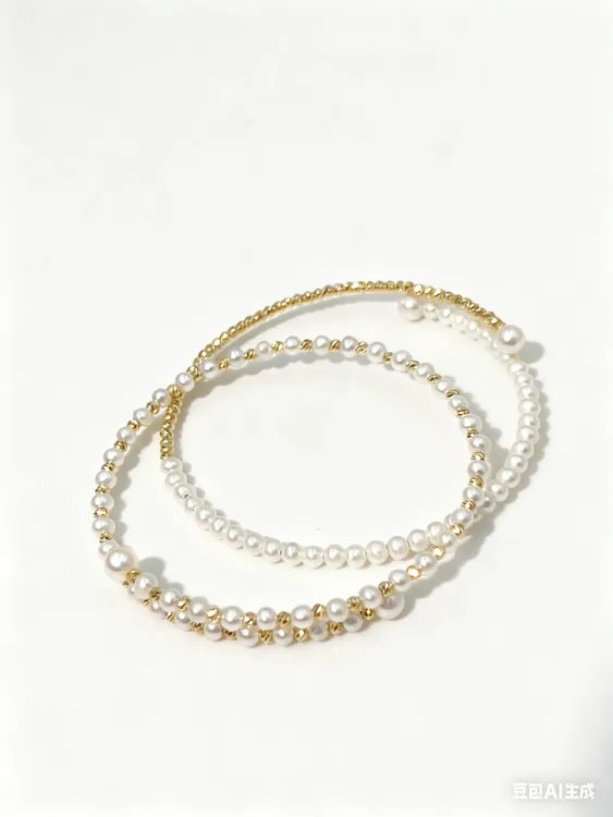 设计款海水珍珠18K金珍珠手镯福利款珍珠手链