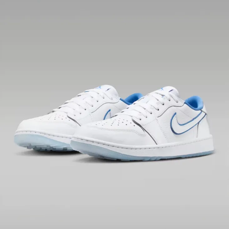NIKE/耐克 正品 AJ1冰川蓝男女同款复古高尔夫休闲板鞋DD9315-118