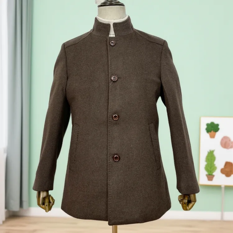 【53.8%羊毛】实体商场到店5280专柜品牌撤柜男装毛呢大衣保暖外套