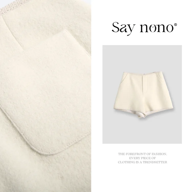 懒猫nono│Saynono 秋冬叠穿羊毛短裤/XX1120