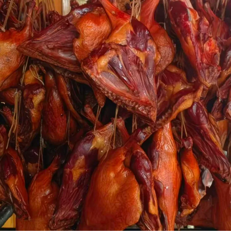 腊锦香烟熏鸭腿正宗萍乡纯茶树茶壳烟熏腊鸭腿