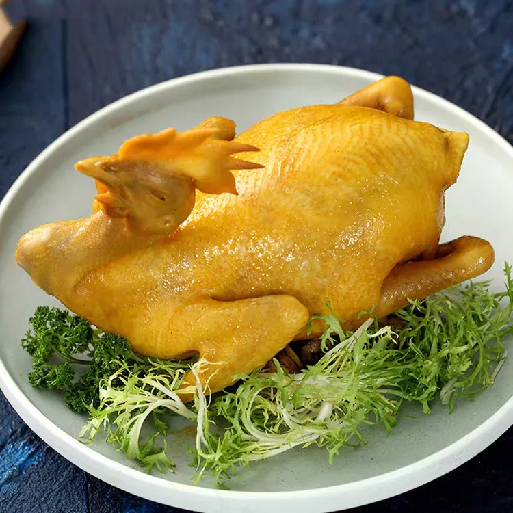 【清真五香鸡850g+甜辣鸭700g组合】河南特产整只熟食卤味下酒菜
