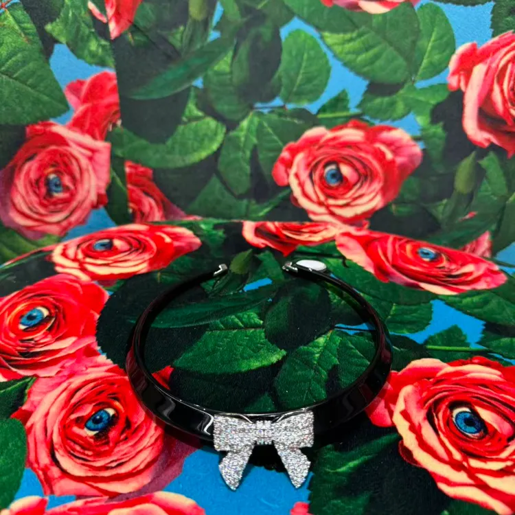 铜项链 蝴蝶结项链