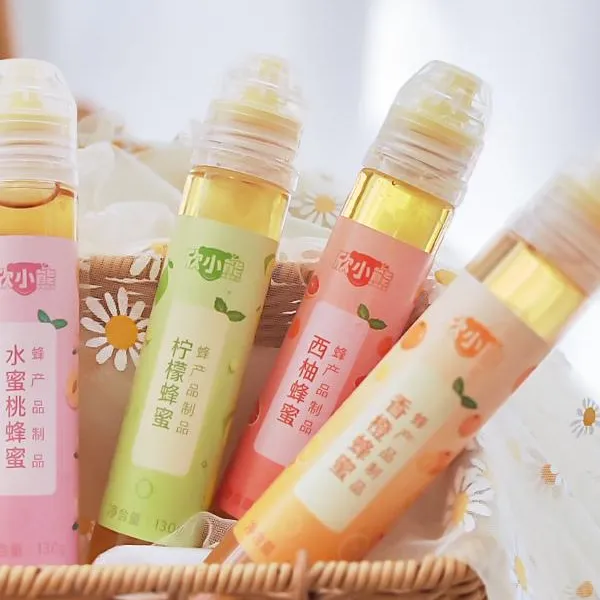 欣小熊网红果味蜂蜜130g挤压小瓶便携食用冲饮饮品