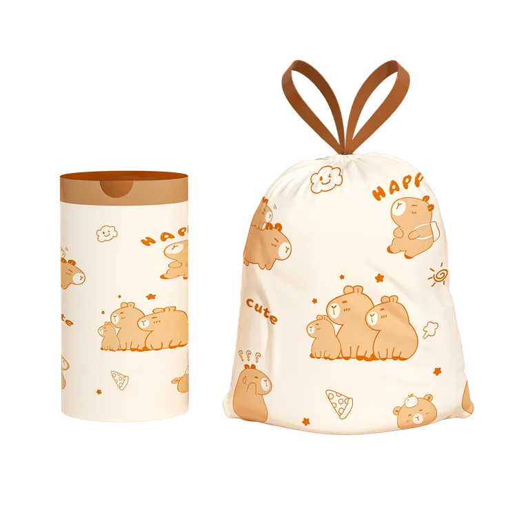 垃圾袋免撕抽绳式家用手提式加厚大号厨房客厅卫生间餐厅