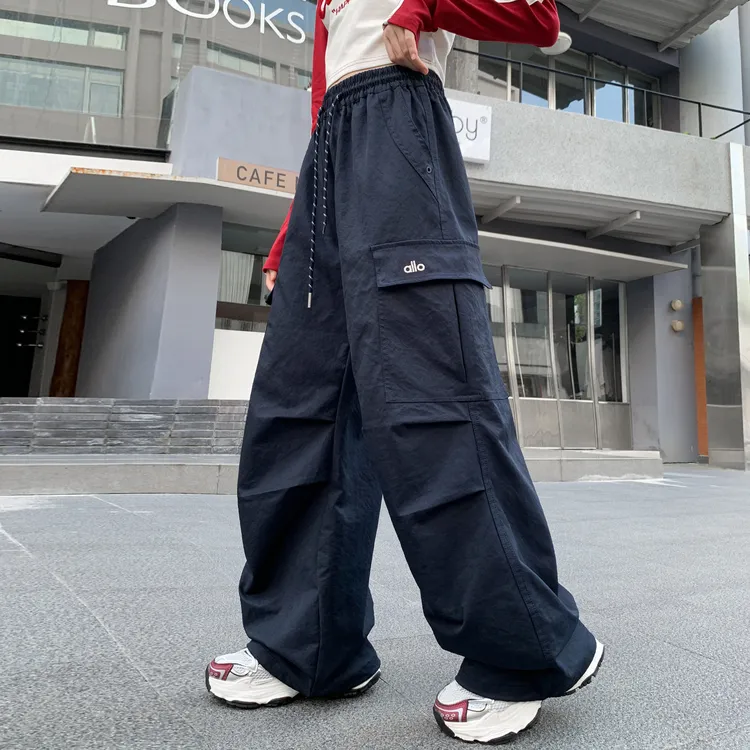 女童裤子秋装儿童洋气宽松工装裤2025新款春秋季大童休闲长裤女孩