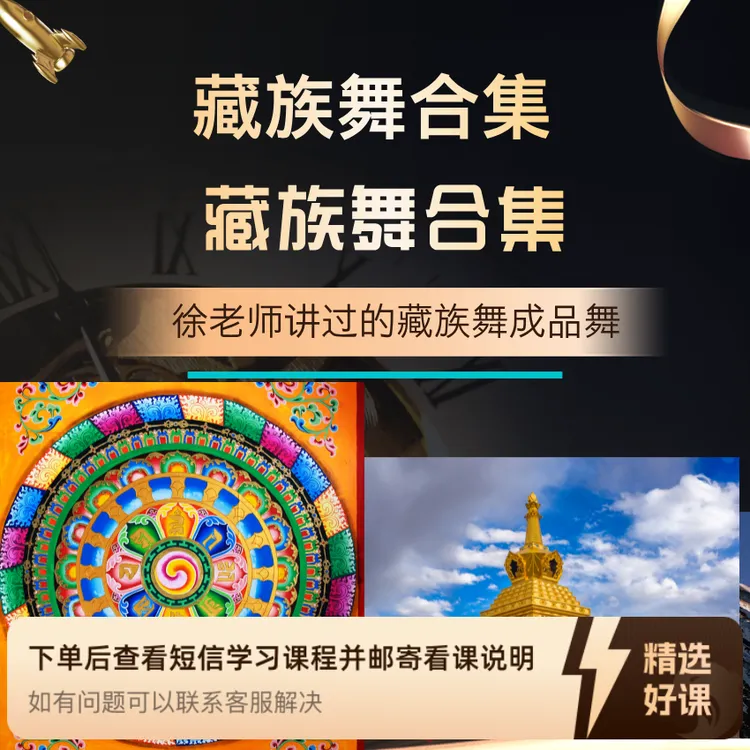 藏族舞成品舞蹈系列教学（留意短信解锁课程）