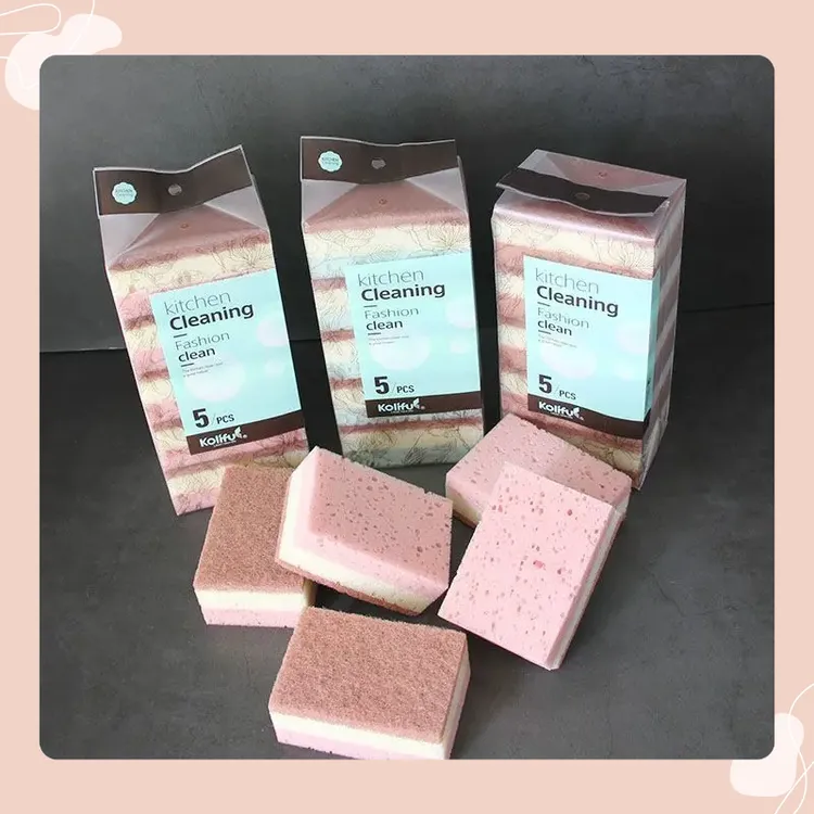 高密海绵多色洗碗高密海绵百洁布不沾油魔力擦清洁洗锅厨房洗碗布