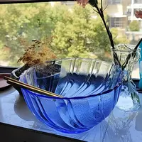 D家沙拉碗汤碗22cm-蓝色