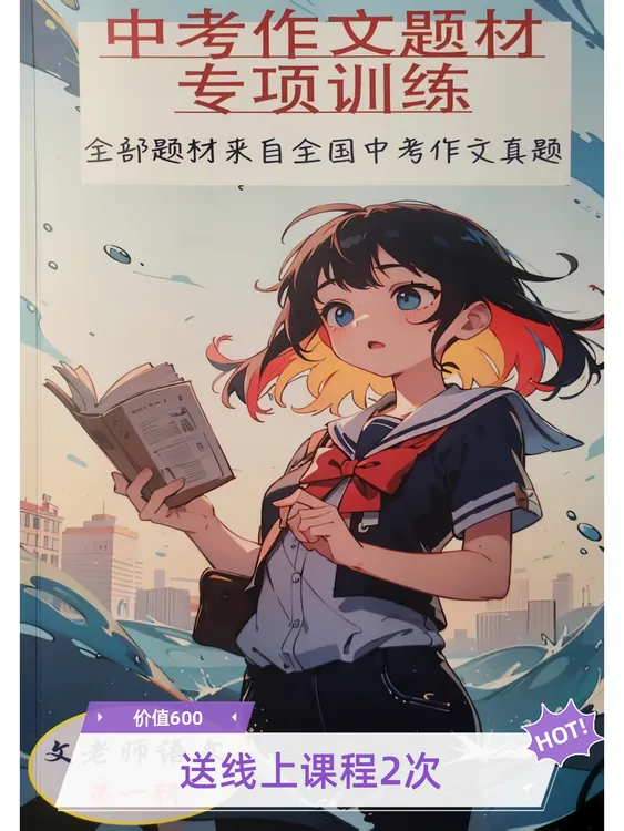 文老师中考作文题材专项训练（资料+线上答疑）学生阅读趣味作文