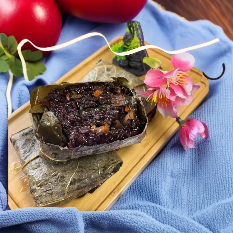 广式早茶糯米鸡荷叶包糯米港式点心早餐半成品速食咸香软糯紫米