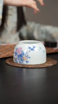 【闪购商品】杯山素华青花加彩