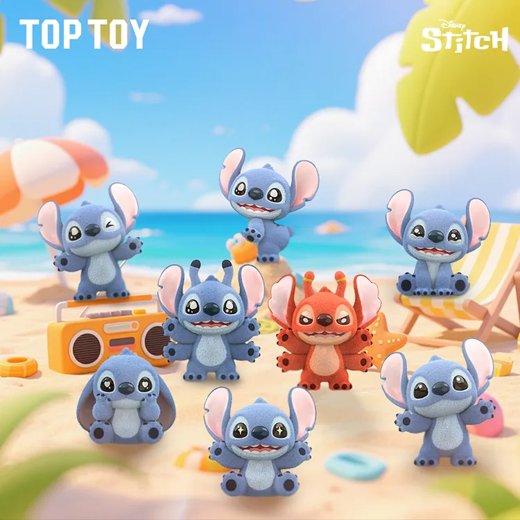 【TOPTOY】正版迪士尼史迪奇MINI绒绒系列盲袋萌粒盲盒桌面车载摆件