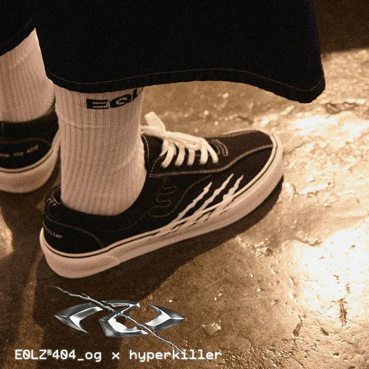 EQLZ x HYPERKILLER 联名 404 低帮硫化板鞋舒适透气轻便无中生有