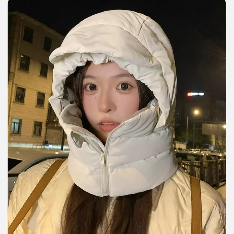 防风帽子女冬季骑行电动车保暖防寒棉帽防寒面罩东北护耳雷锋帽男