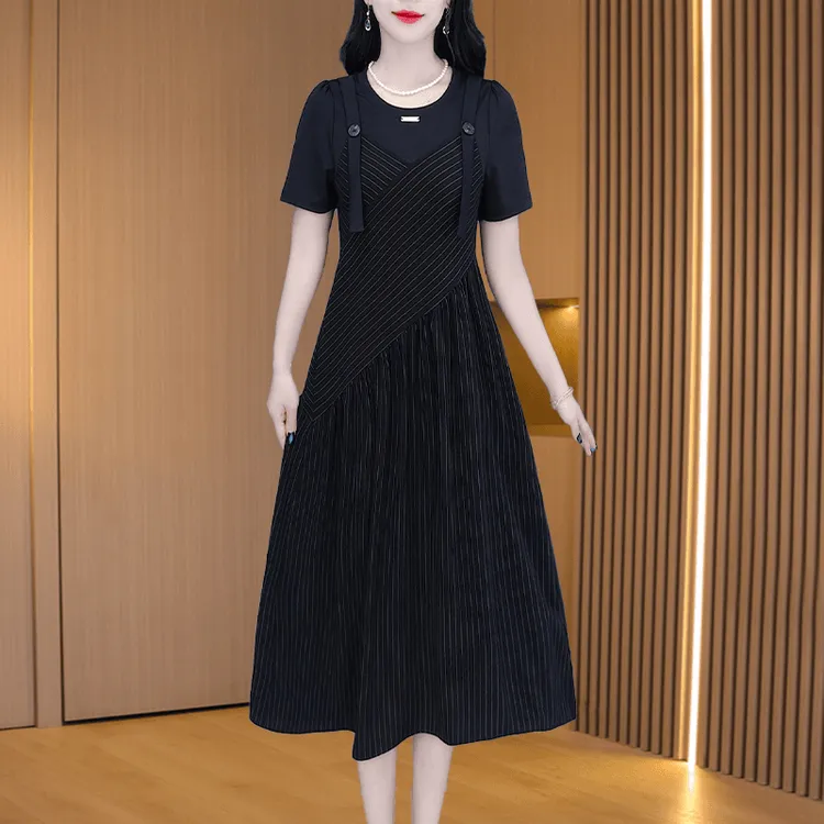 宽松连衣裙子广州十三行高端品牌2025女夏新款今年流行爆款高级感