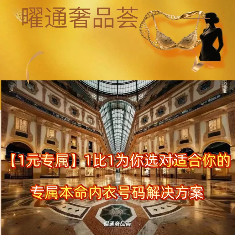 【1元专属】【线上服务】体态与内衣穿搭咨询方案1对1专业指导