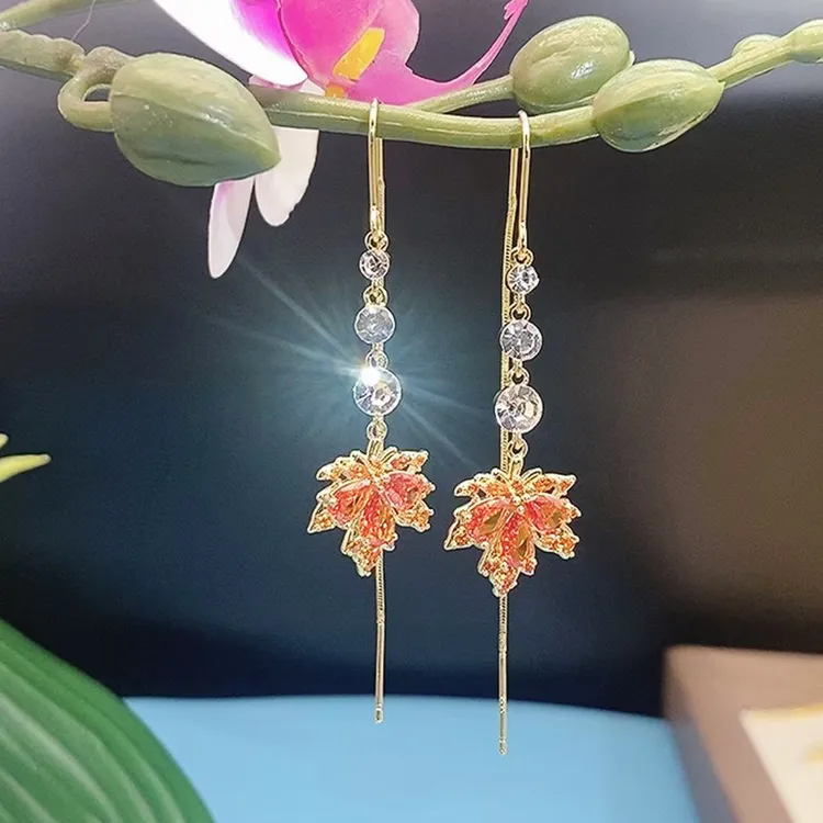 铜合金耳饰 （31号）一夜暴富时尚气质耳线精致手工时尚耳环