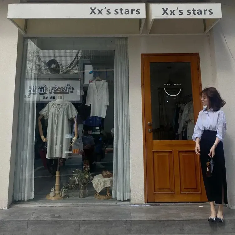 开春洋气春装蓝色显白长袖衬衫上衣减龄搭配高腰长款半身裙两件套