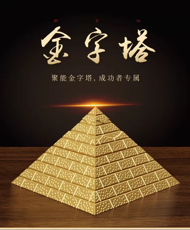最新款福禄寿喜金字塔风水摆件家居办公室许愿发生器增强磁场能量