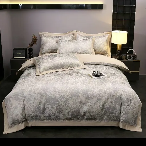 【新款】重磅高精密四件套四季款-蒂岚-咖