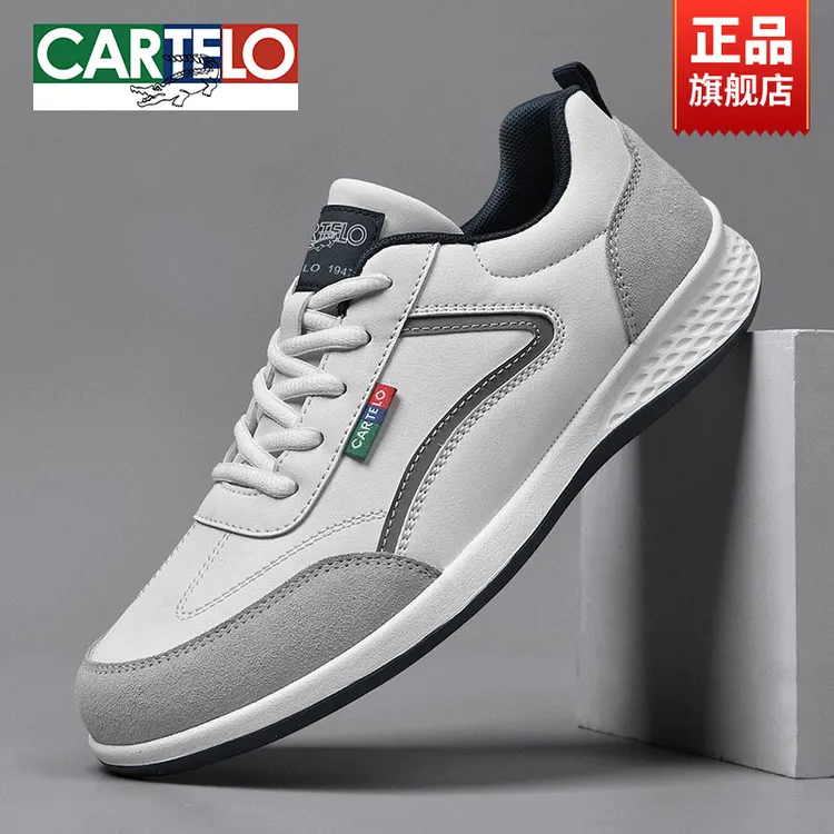 卡帝乐鳄鱼2025冬季百搭防滑轻便运动鞋低帮跑步男鞋加绒加厚保暖