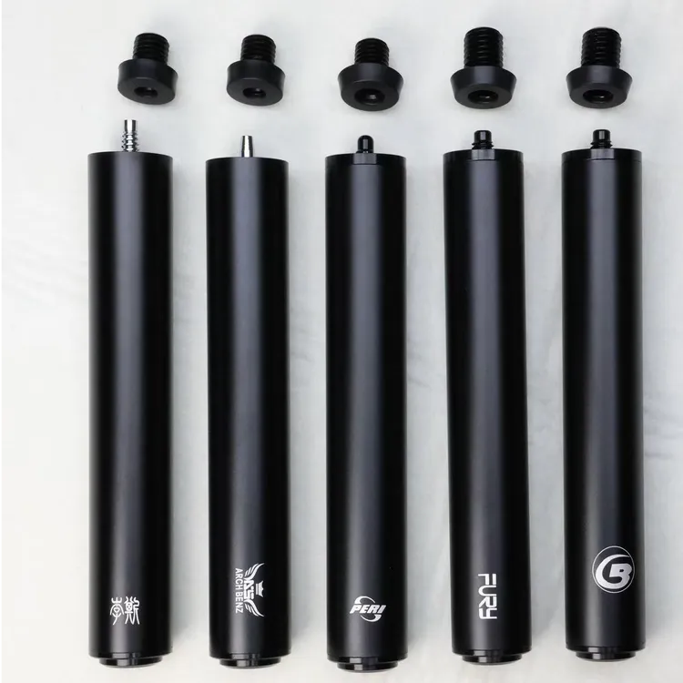 大头杆加长把铝合金尾堵威利皮尔力蓝蔻李斯台球杆加长节尾堵配件