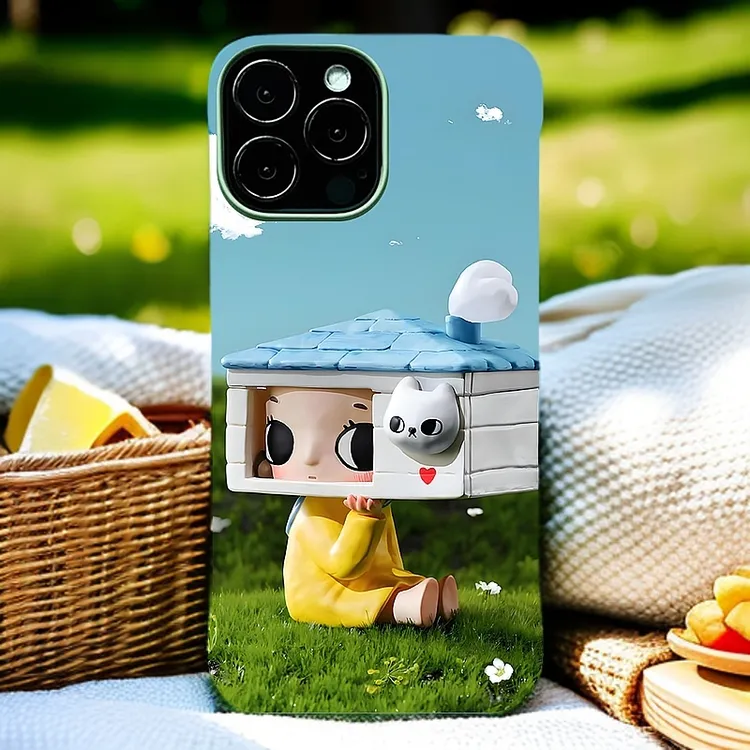 泡泡玛特适用于苹果16proMax plus15/14/13plus手机壳无边框散热