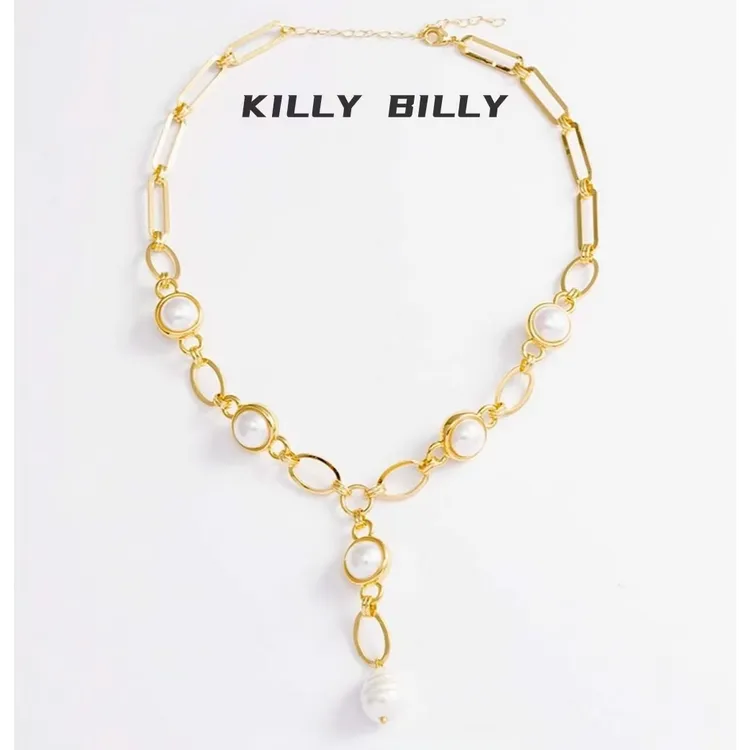 铜合金项链  KILLYBILLY新款威尼斯之恋项链百搭