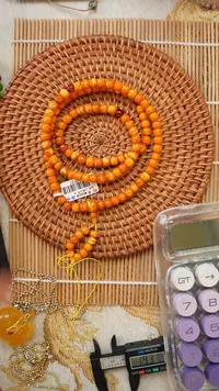 未镶嵌颈饰琥珀0501-014多样性发一件