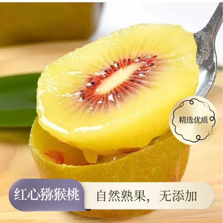 贵州六盘水红心猕猴桃 新鲜应季水果口感细腻香甜多汁