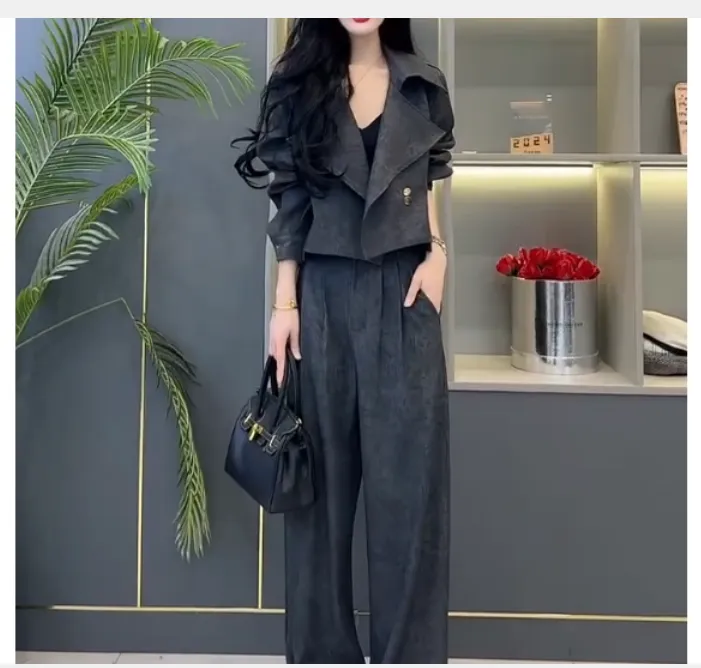 2025春季新款时尚女装网红气质爆款潮流套装女X6