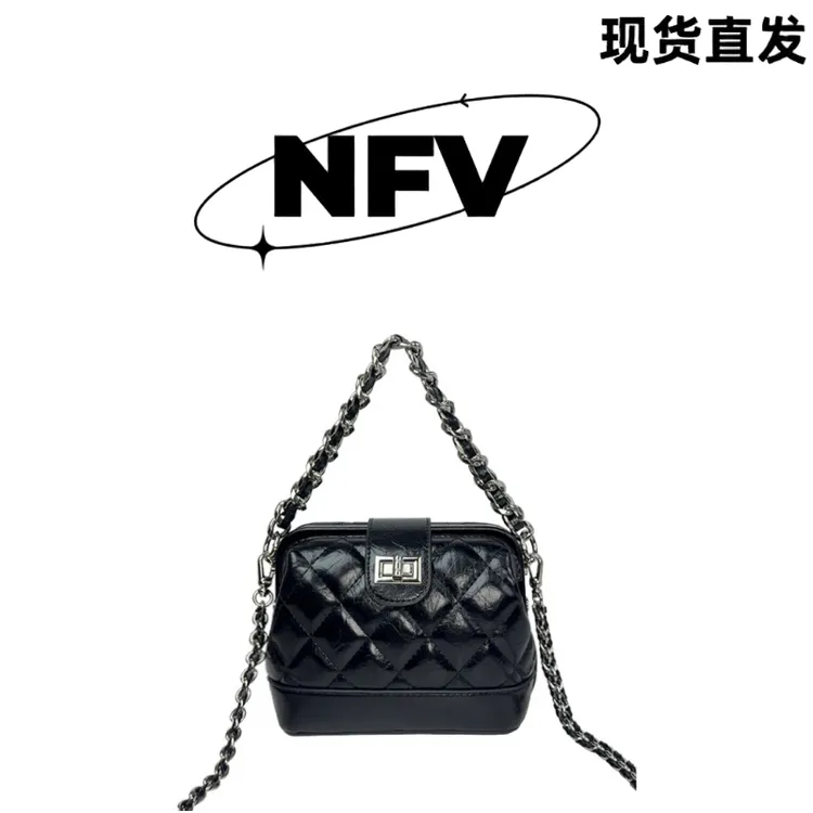 法国品牌链条小方包质感女小香风手拎包精致百搭中号托特斜挎包包