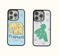 OR涂鸦大象恐龙适用苹果17promax手机壳16新款玻璃15华为小米少女