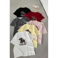 WYF重工卡通印花小马短袖