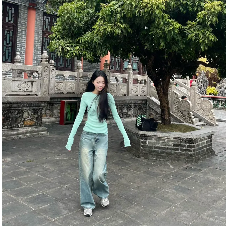 2025秋冬新款时尚打底针织上衣气质显瘦长袖高领套头洋气休闲百搭