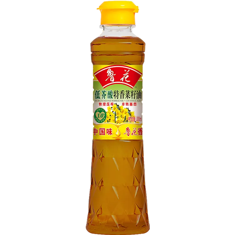 鲁花鲁花低芥酸特香菜籽油380ml 物理压榨工艺非转基因 食用油