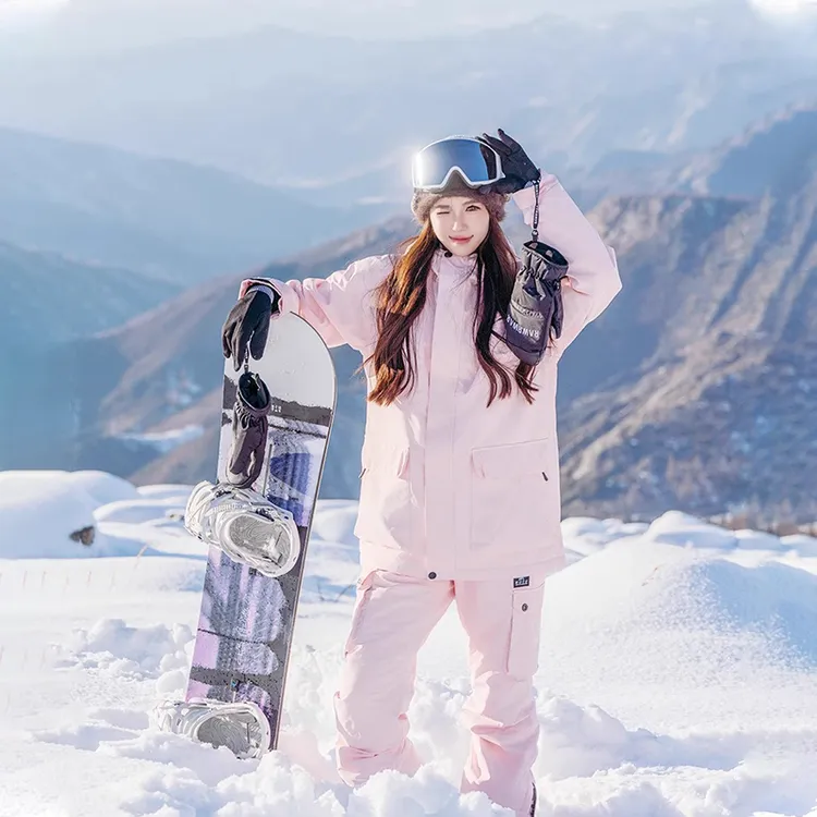 24年新款滑雪服防水防风加厚男女同款专业户外滑雪服套装