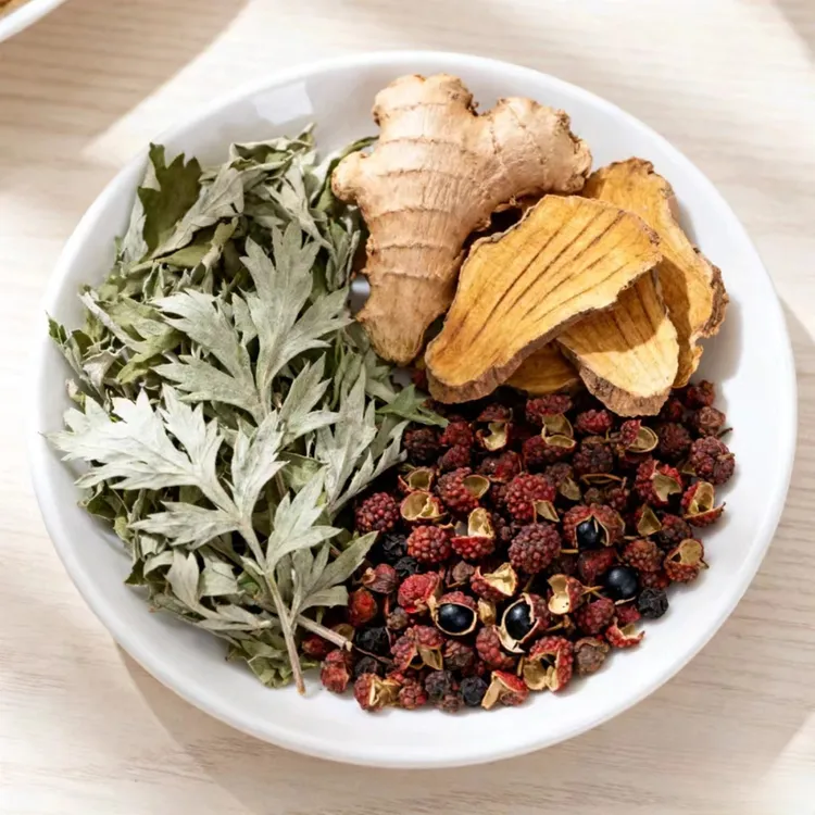 三味原材料保暖泡脚包艾草老姜花椒泡脚包