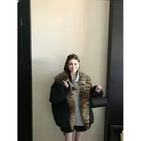 冬季豹纹加厚保暖休闲百搭短款外套