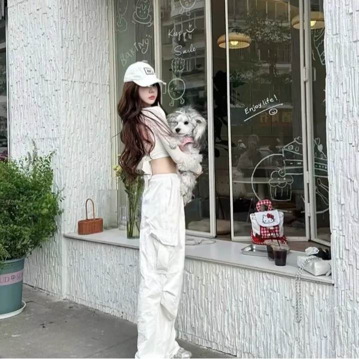 2025夏季新款时尚打底上衣修身气质显瘦短款露背性感辣妹外穿设计