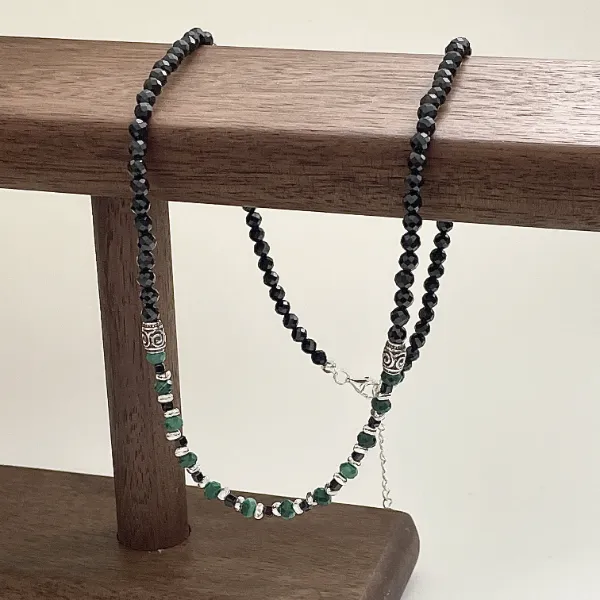 吊坠925银 I翠影I东昇DS原创手工项链拼接碎银气质小众时尚百搭