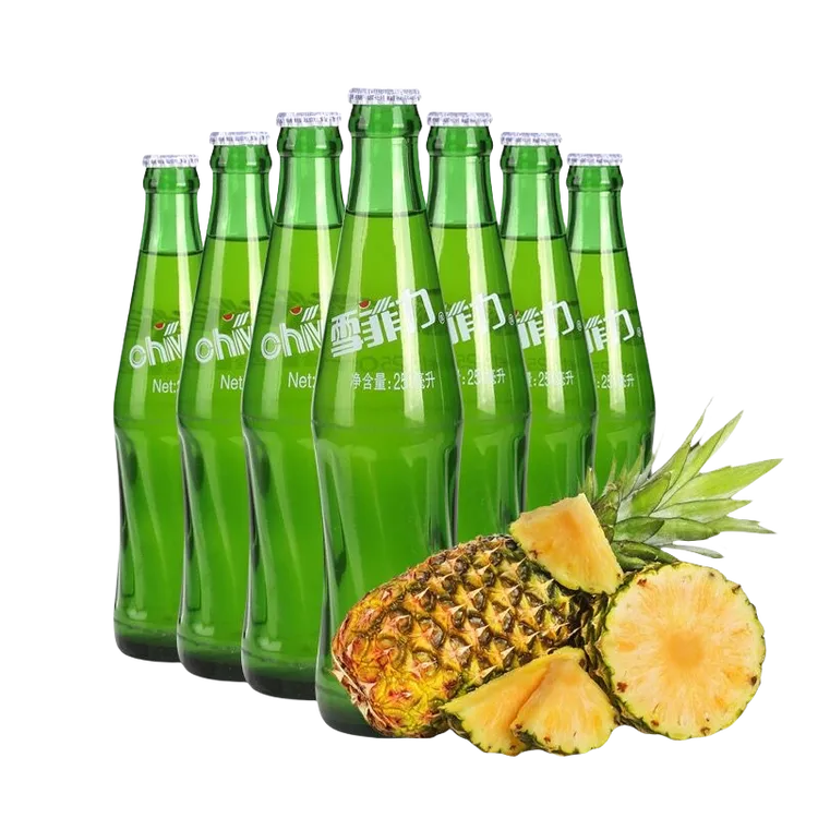 齐齐哈尔饮料雪菲力网红老汽水八零后怀旧果汁老式玻璃瓶香槟包邮