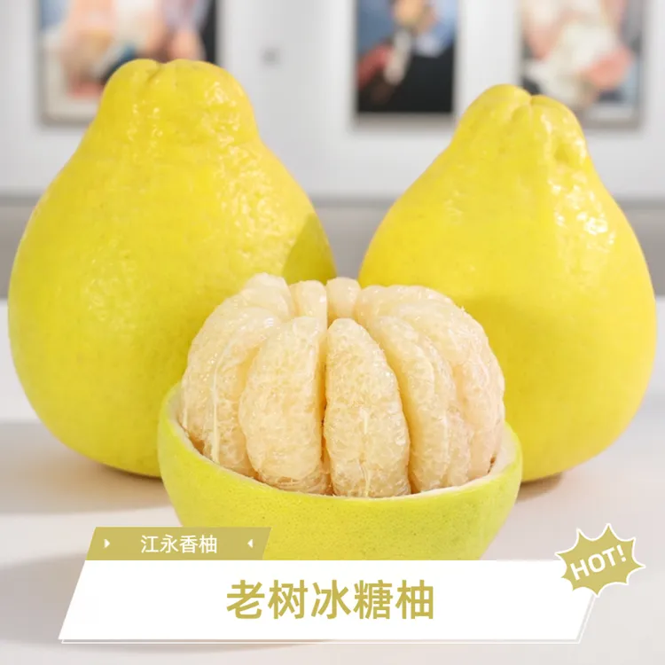 江永香柚（老树冰糖柚）大果礼盒装  纯甜无酸 果肉饱满 京东包邮